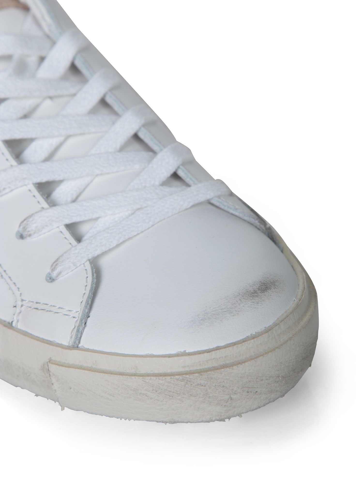 Philippe Model Prsx Low Sneakers In White Leather