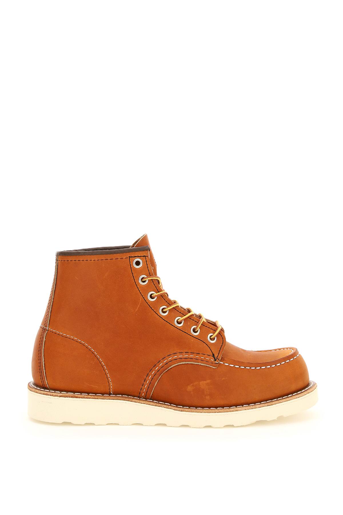 Red Wing Classic Moc Toe Ankle Boots In Oro Legacy (brown)