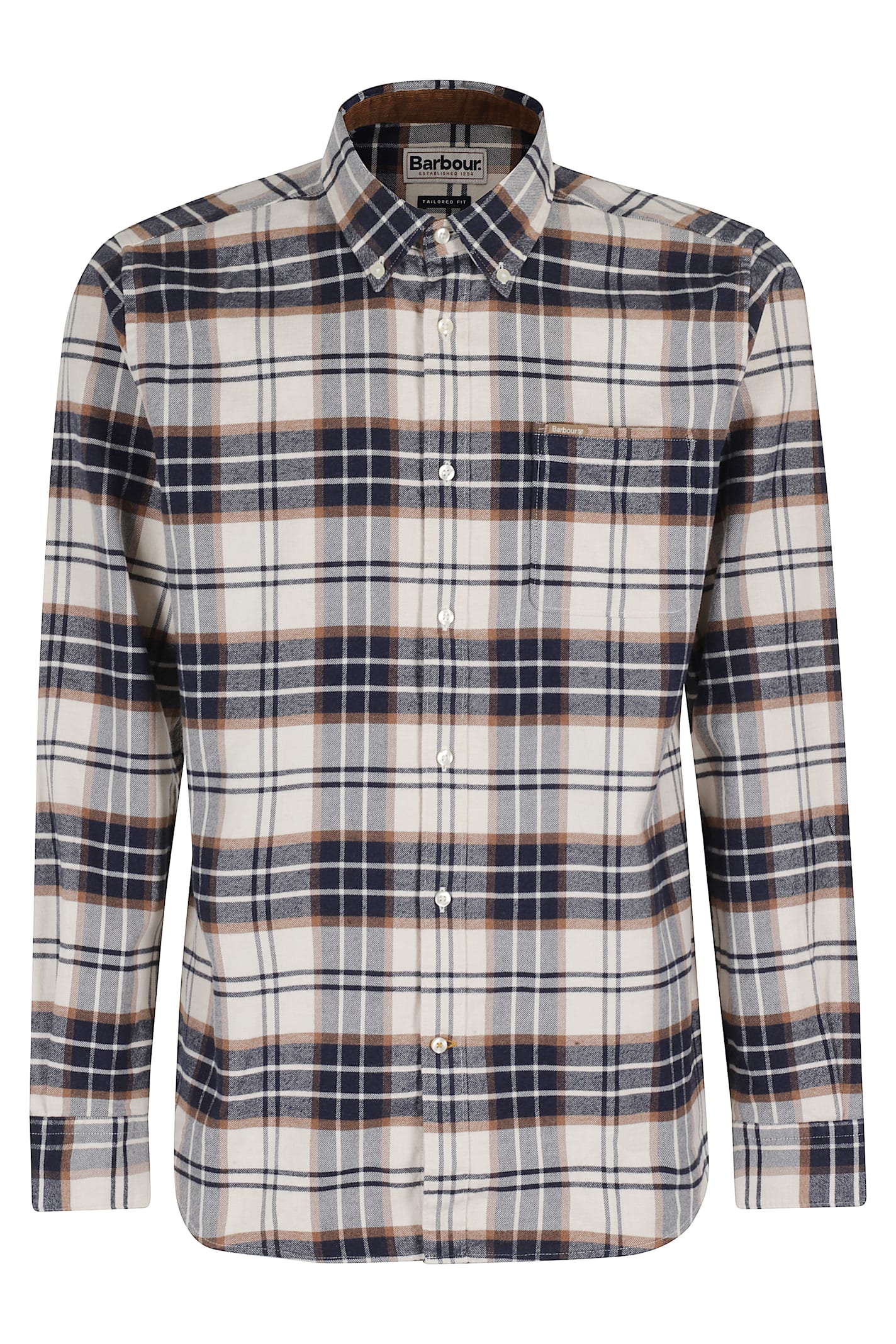 Barbour Plaid-check Pattern Cotton Shirt In Multi