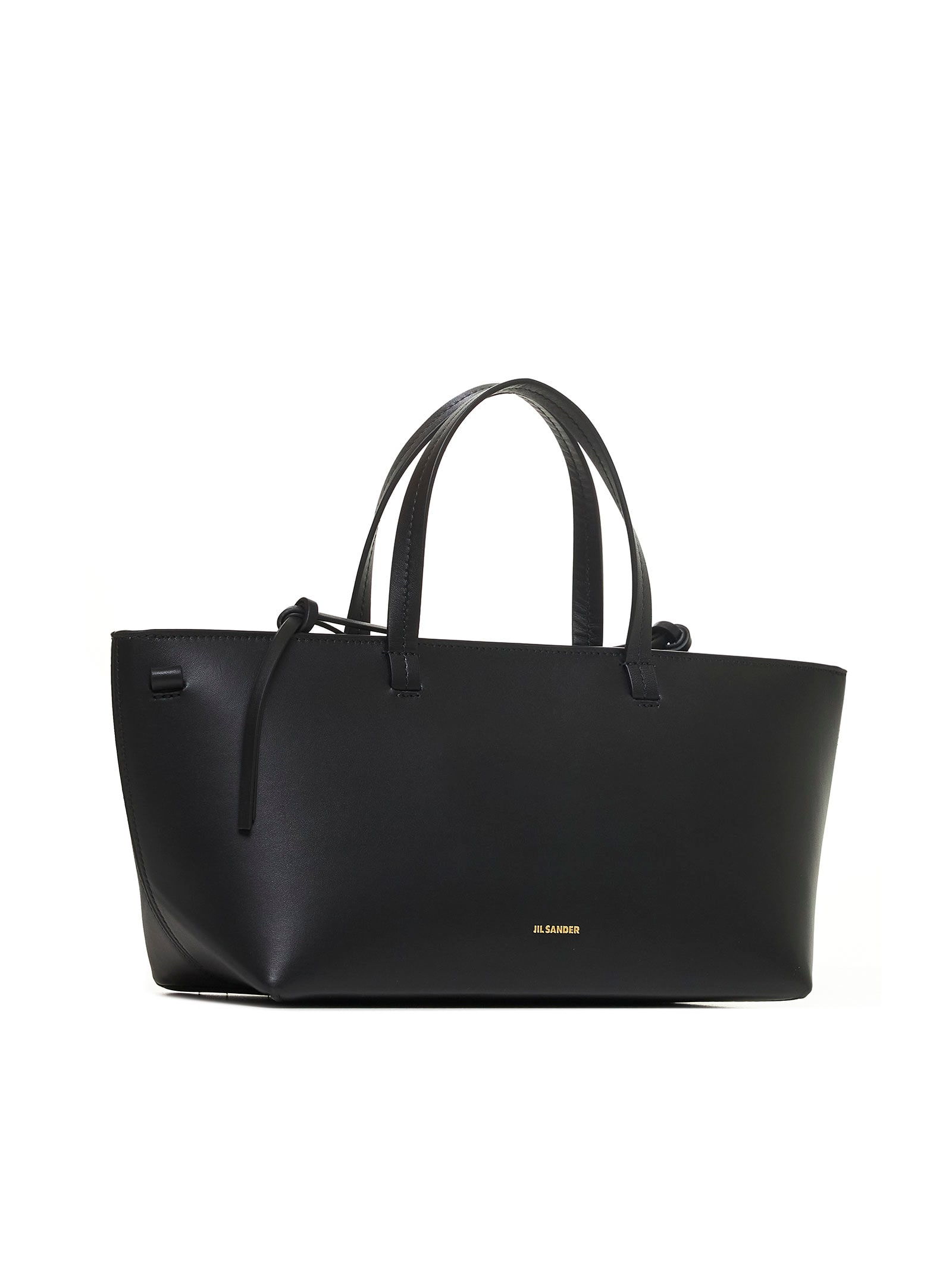 Shop Jil Sander Shoulder Bag In Black