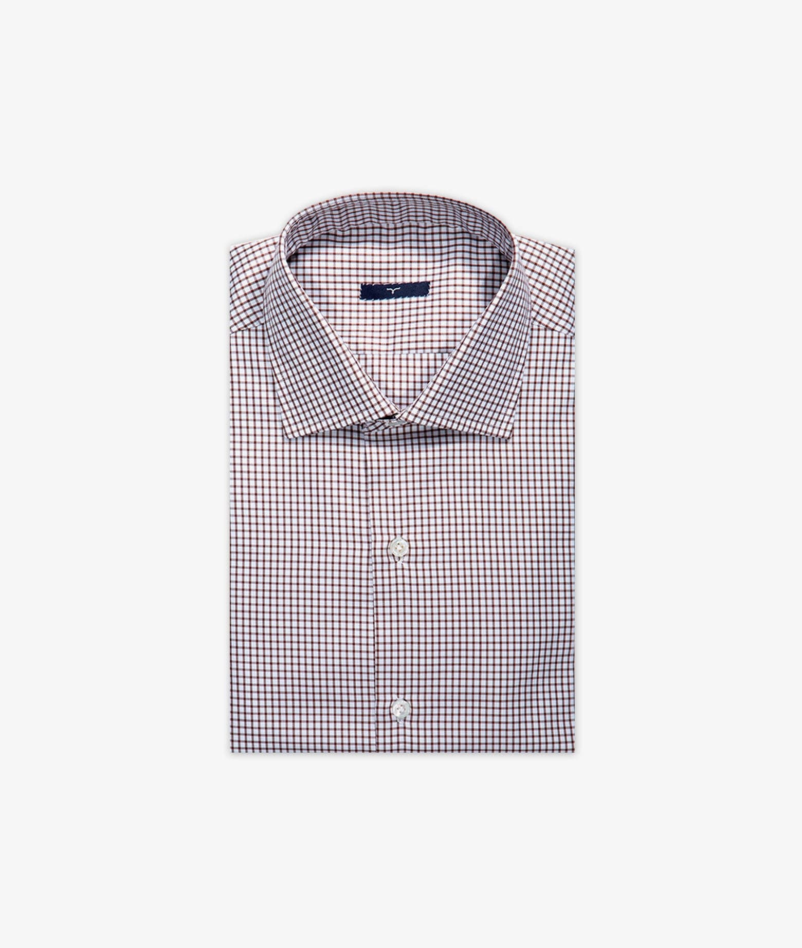 Larusmiani Tailored Cotton Shirt Hyde Park Shirt In Brown