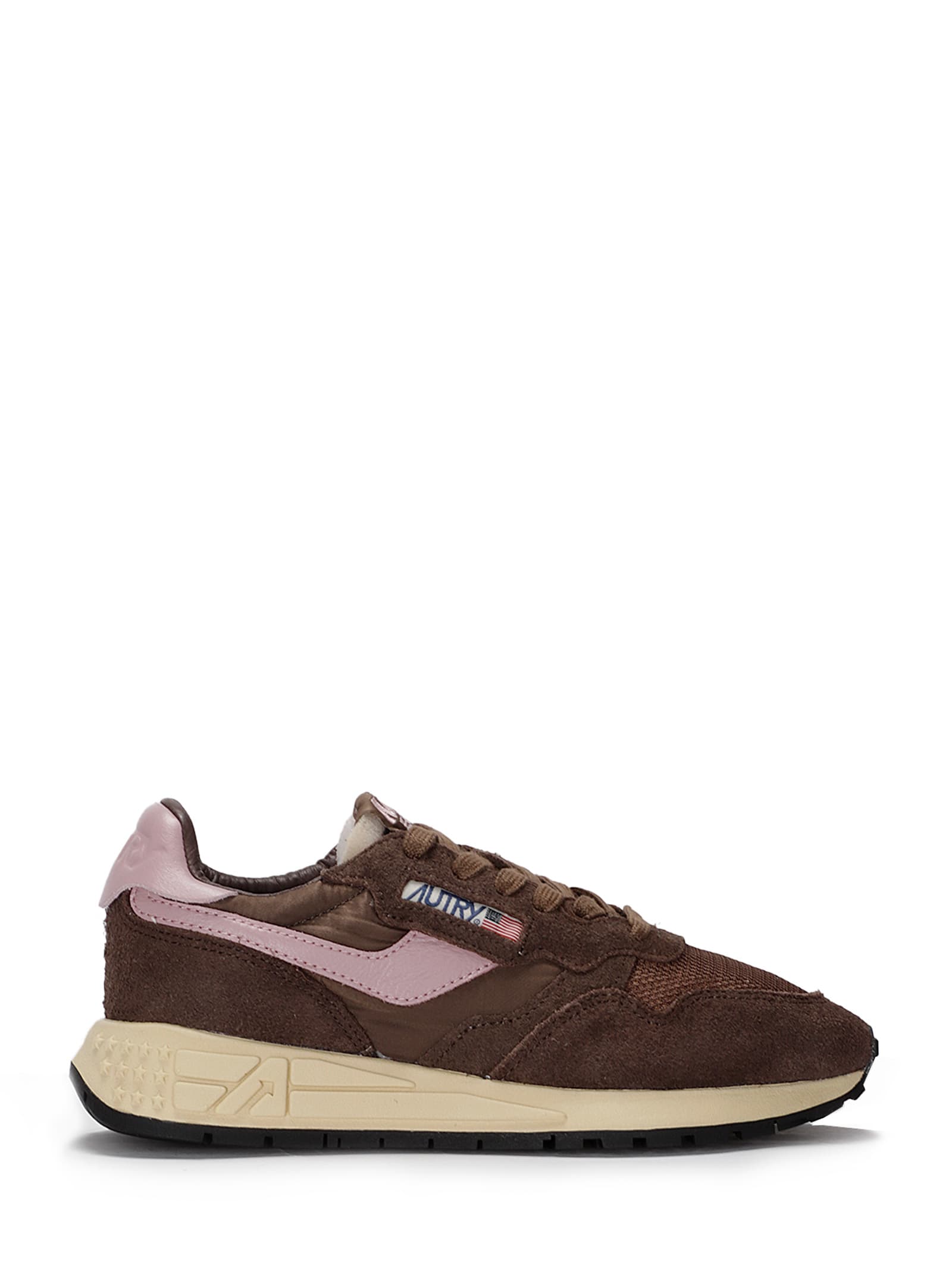 Autry Multicolor Fabric And Suede Reelwind Sneakers In Multi