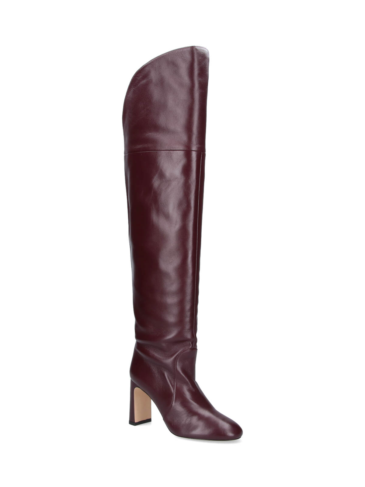 Stuart Weitzman Babette Boots In Burgundy