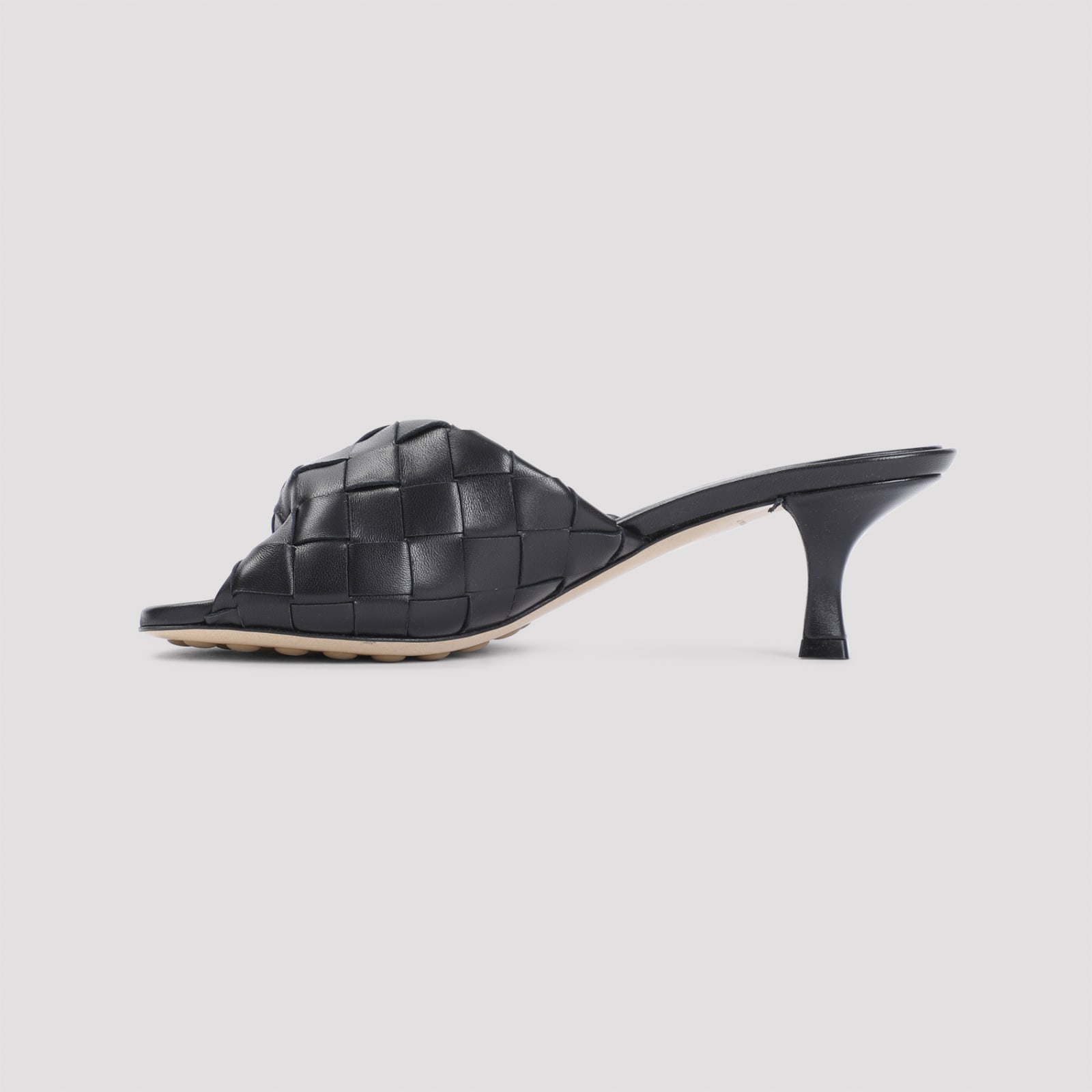 Bottega Veneta Blink Mule Sandal In Black