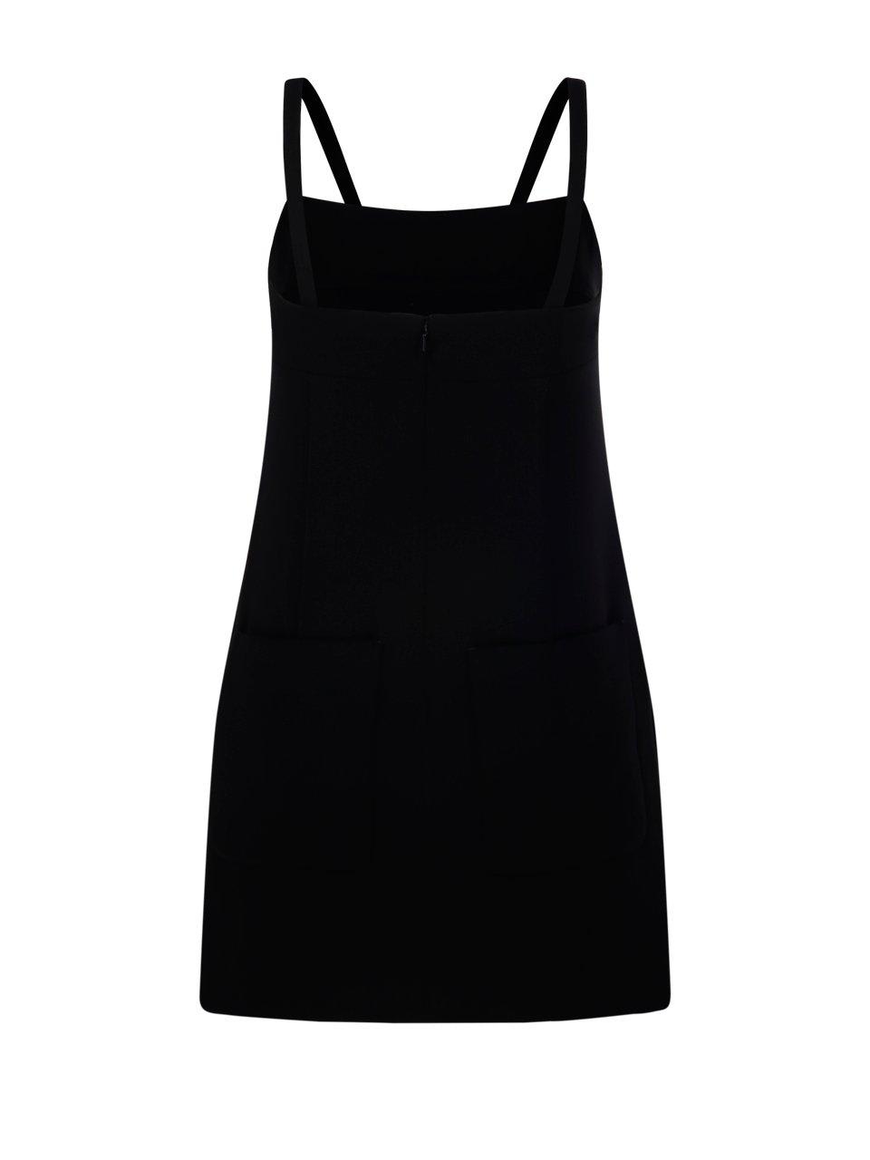 Max Mara Embellished Sleeveless Dress In Black
