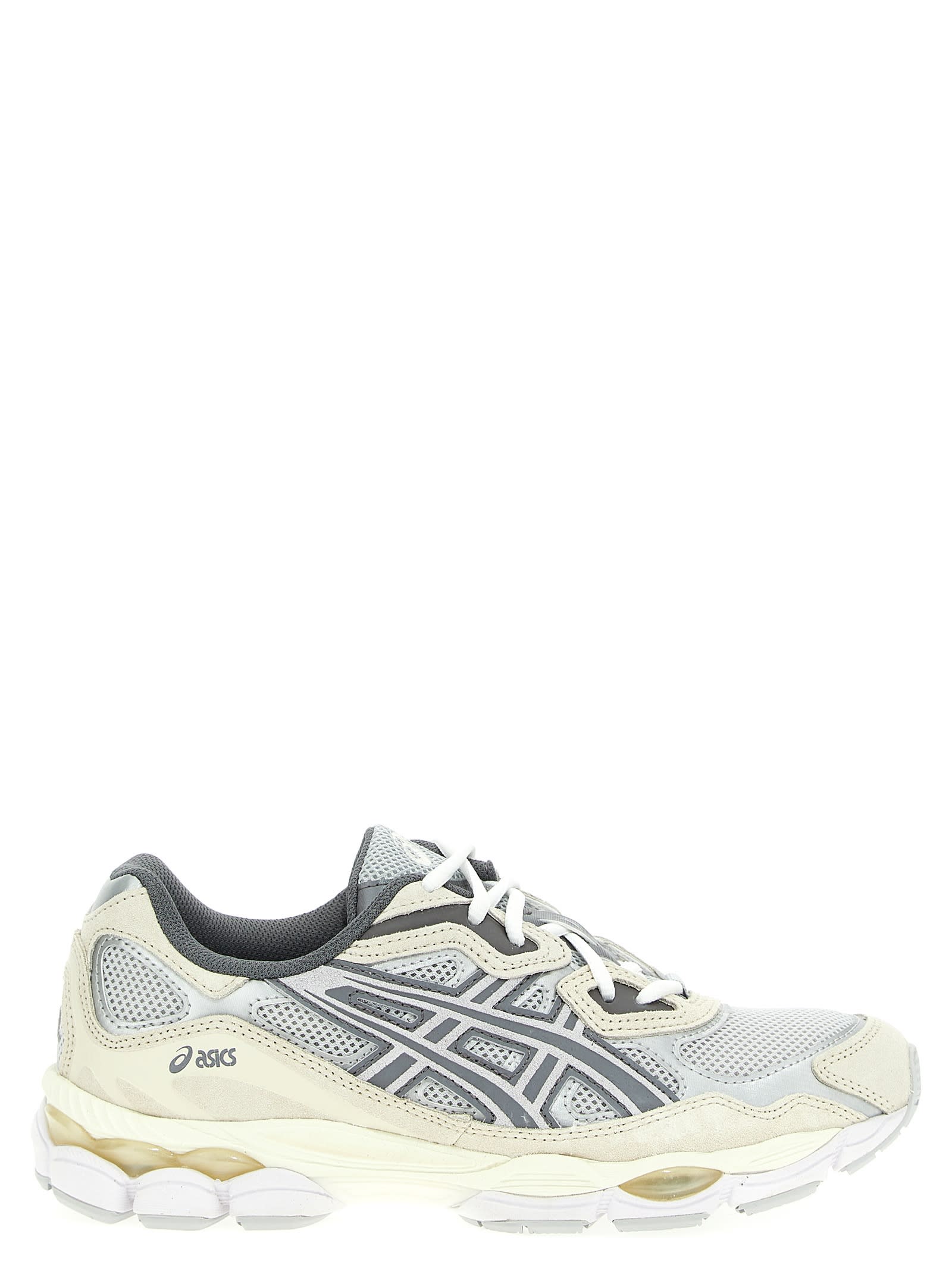Shop Asics Gel-nyc Sneakers In Concrete/oatmeal