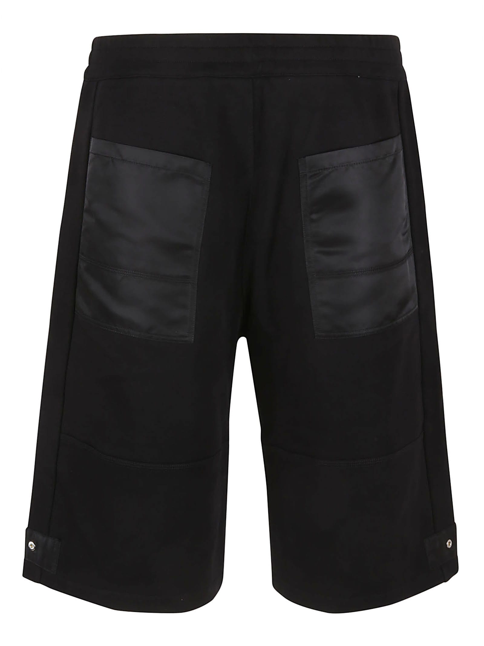 Alexander Mcqueen Men Black Wool Blend Bermuda Shorts In Black