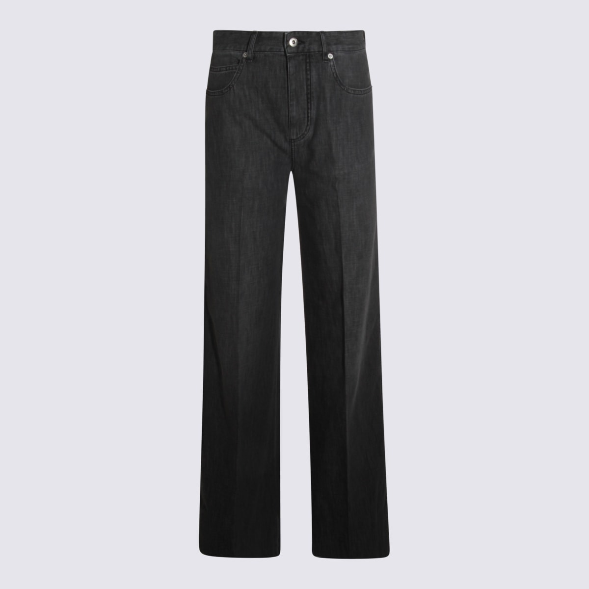 Bottega Veneta Black Cotton Pants
