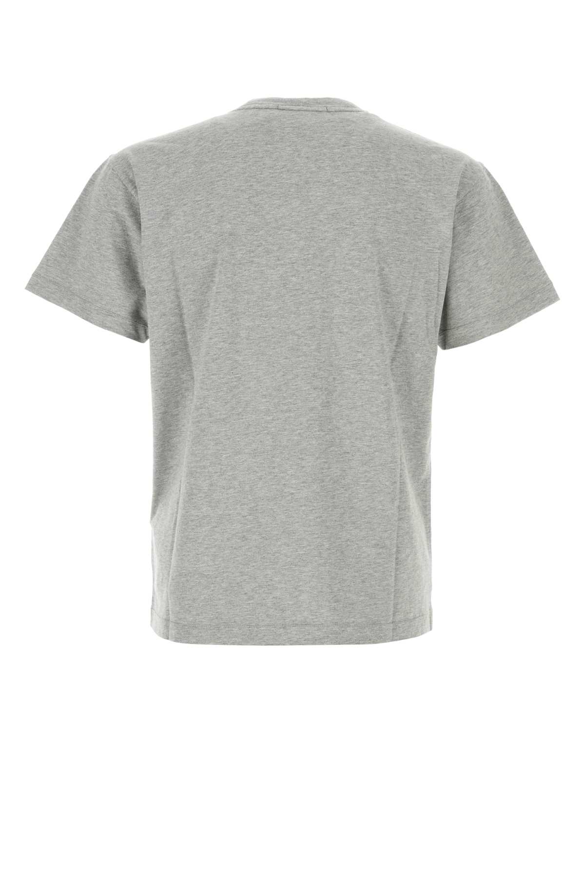 STONE ISLAND GREY COTTON T-SHIRT