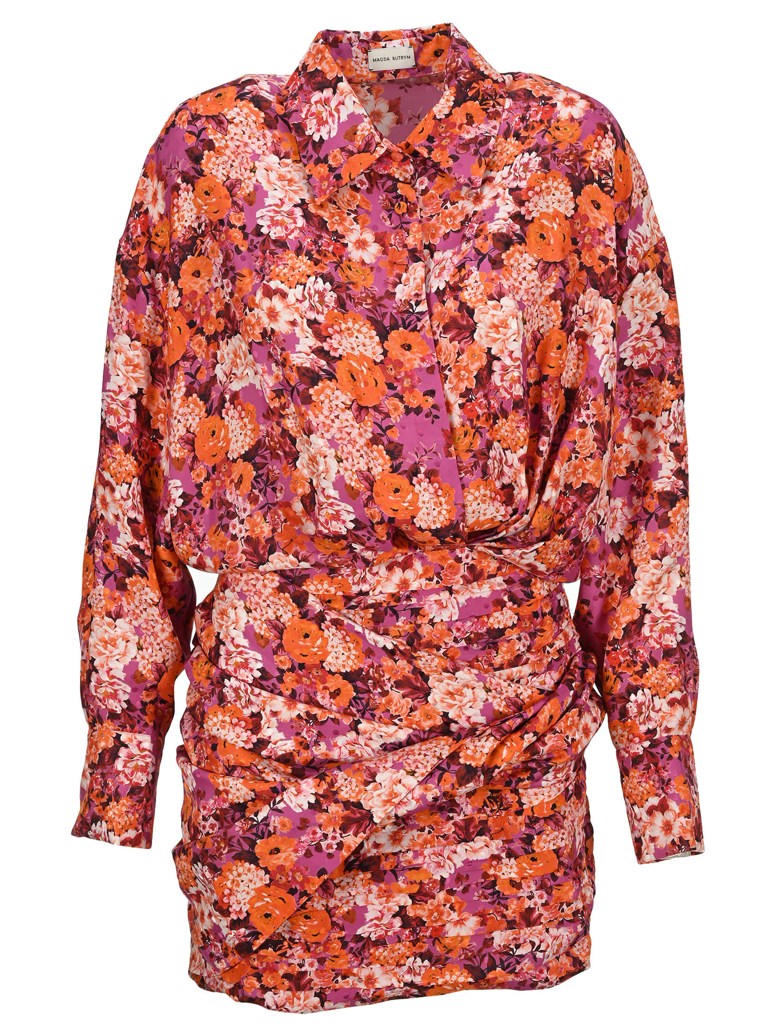 Magda Butrym Floral Print Shirtdress