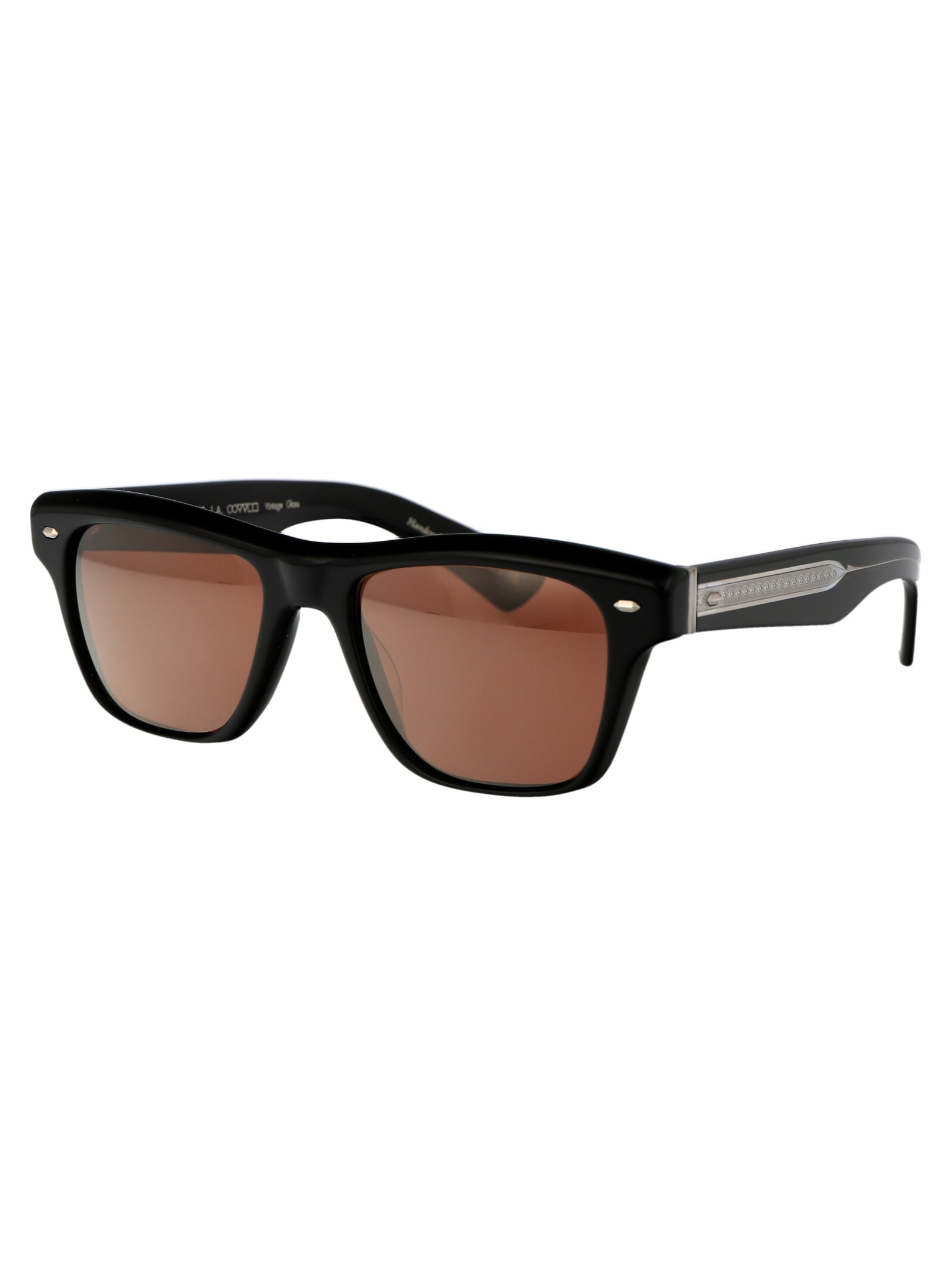 Shop Oliver Peoples Oliver Sixties Sun Sunglasses In 1492w4 Black
