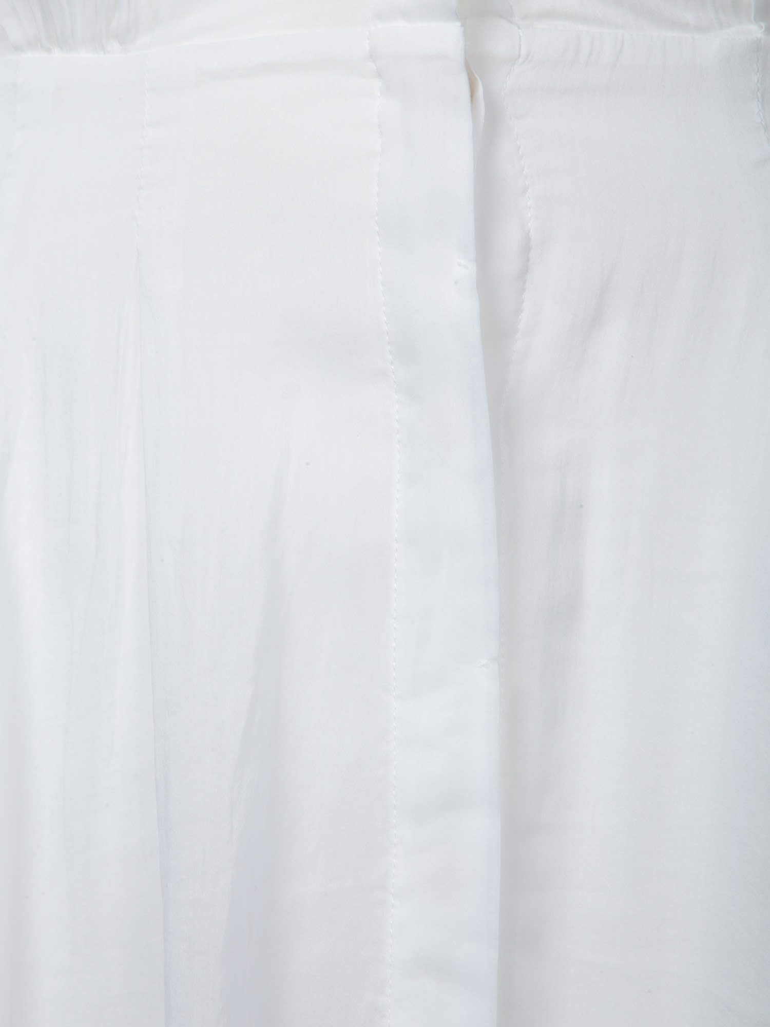 FORTE FORTE LONG WHITE VOILE DRESS