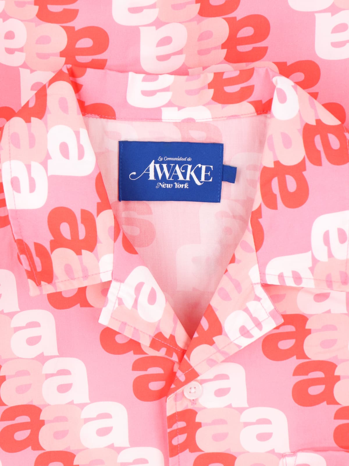 Shop Awake Ny Triple A Camp Shirt In Pink