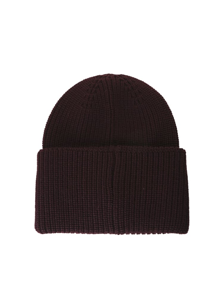 Shop Dondup Wool Beanie In Vinaccio