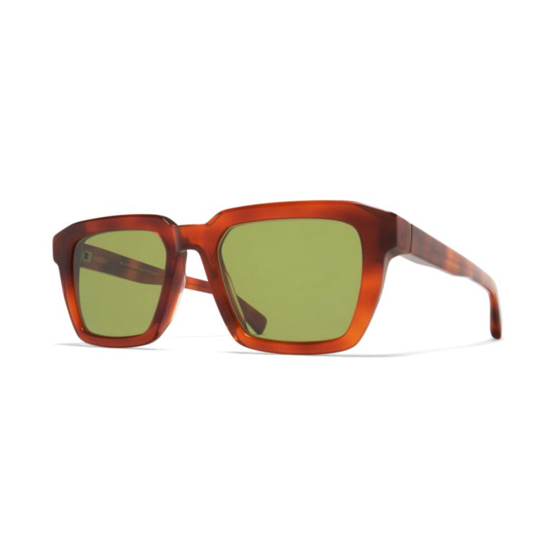 Mykita Soma620 C214 Soft Havana Shin In Red