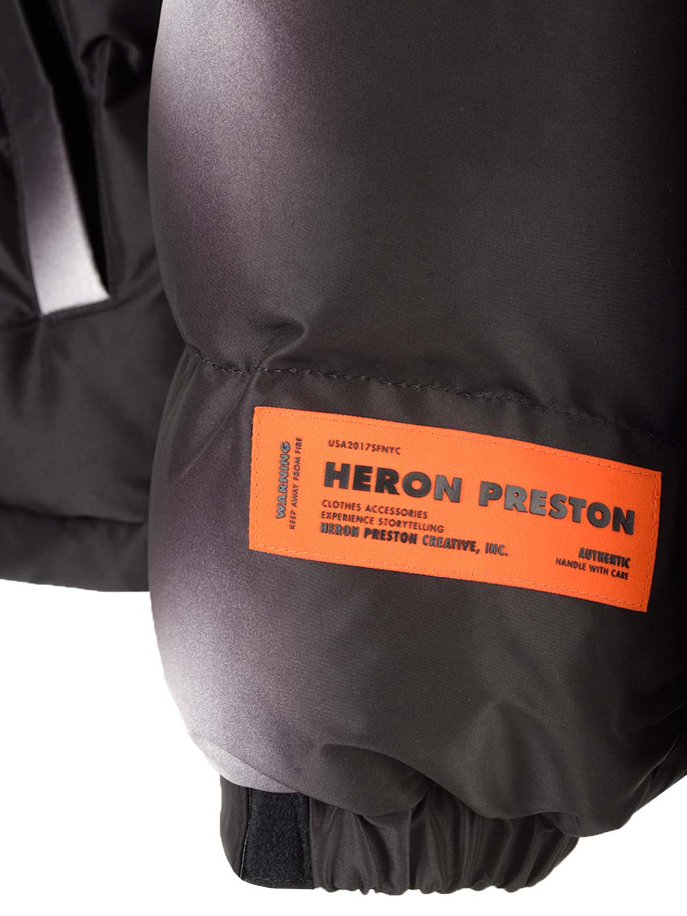 Shop Heron Preston Two-tone Puffer Jacket