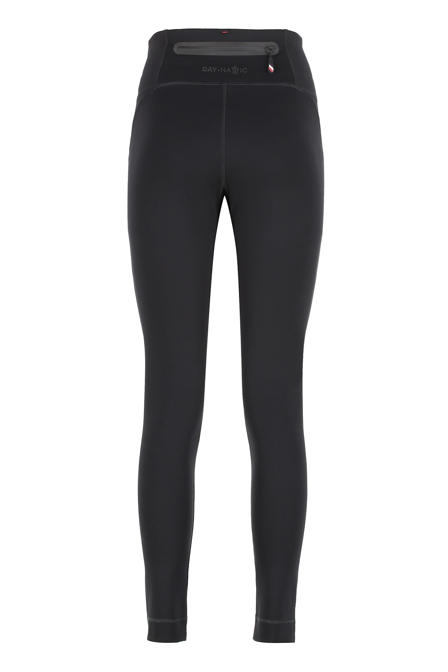 Shop Moncler Technical Fabric Leggings In Black