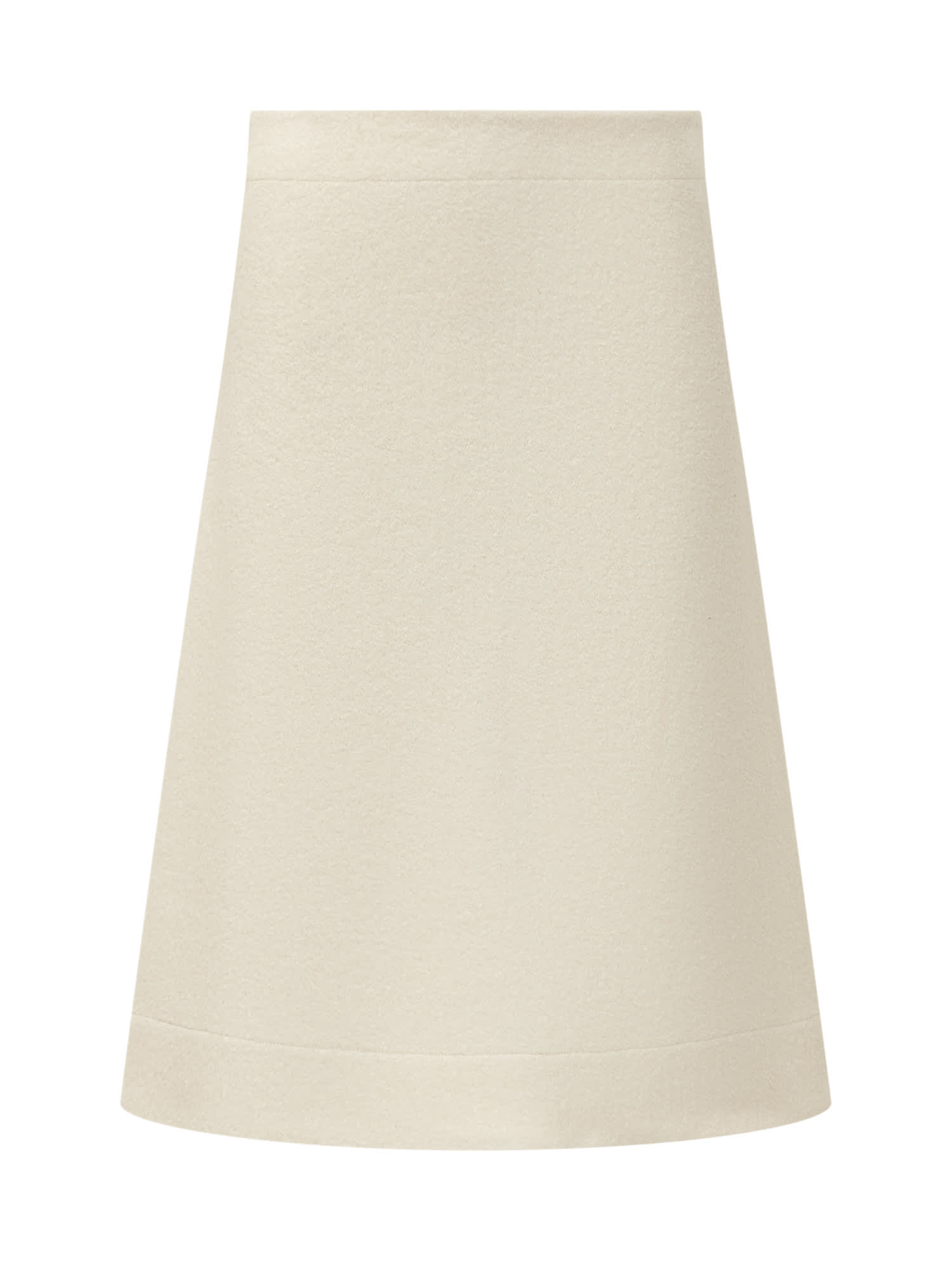 Shop Jil Sander Skirt In Natural