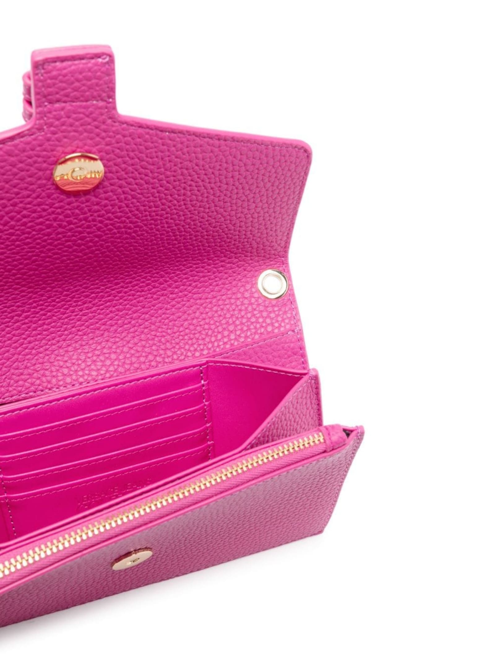 Shop Versace Jeans Couture Wallet In Pink