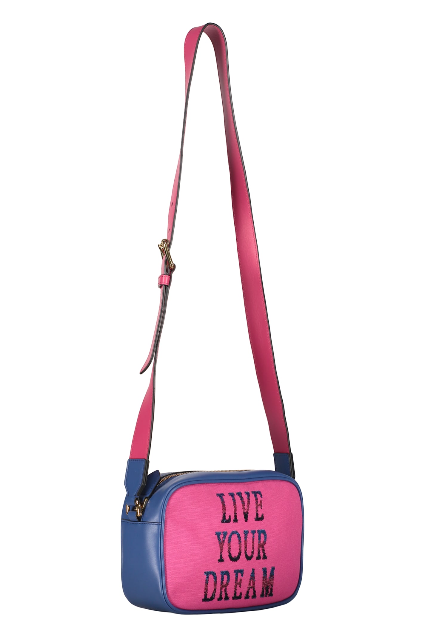 Alberta Ferretti Mini Sequin-embellished Crossbody Bag In Multi