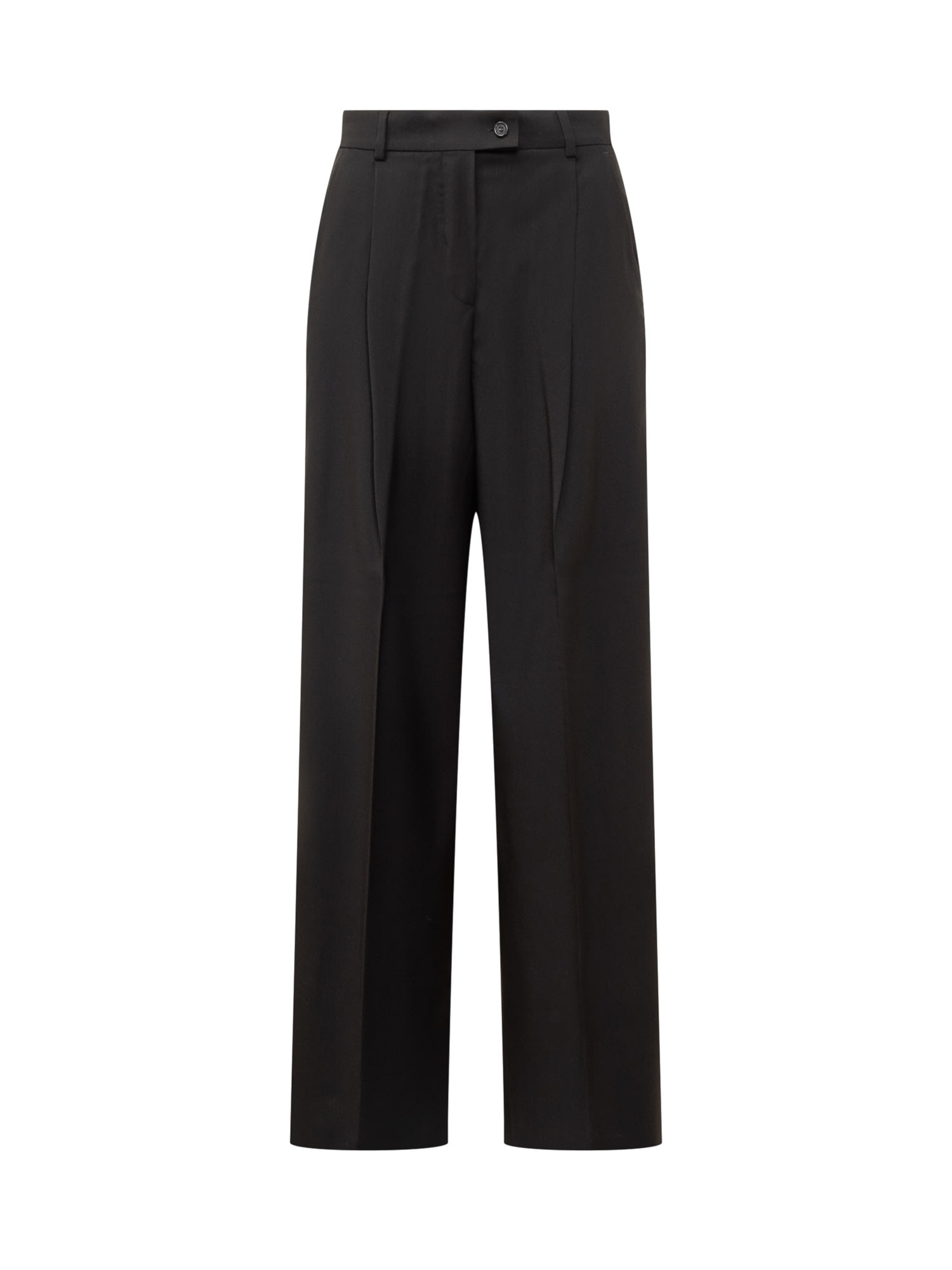 Shop Sportmax Vela Pants In Nero