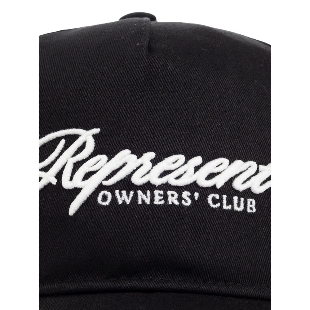 Represent Script-logo Baseball Cap In Black