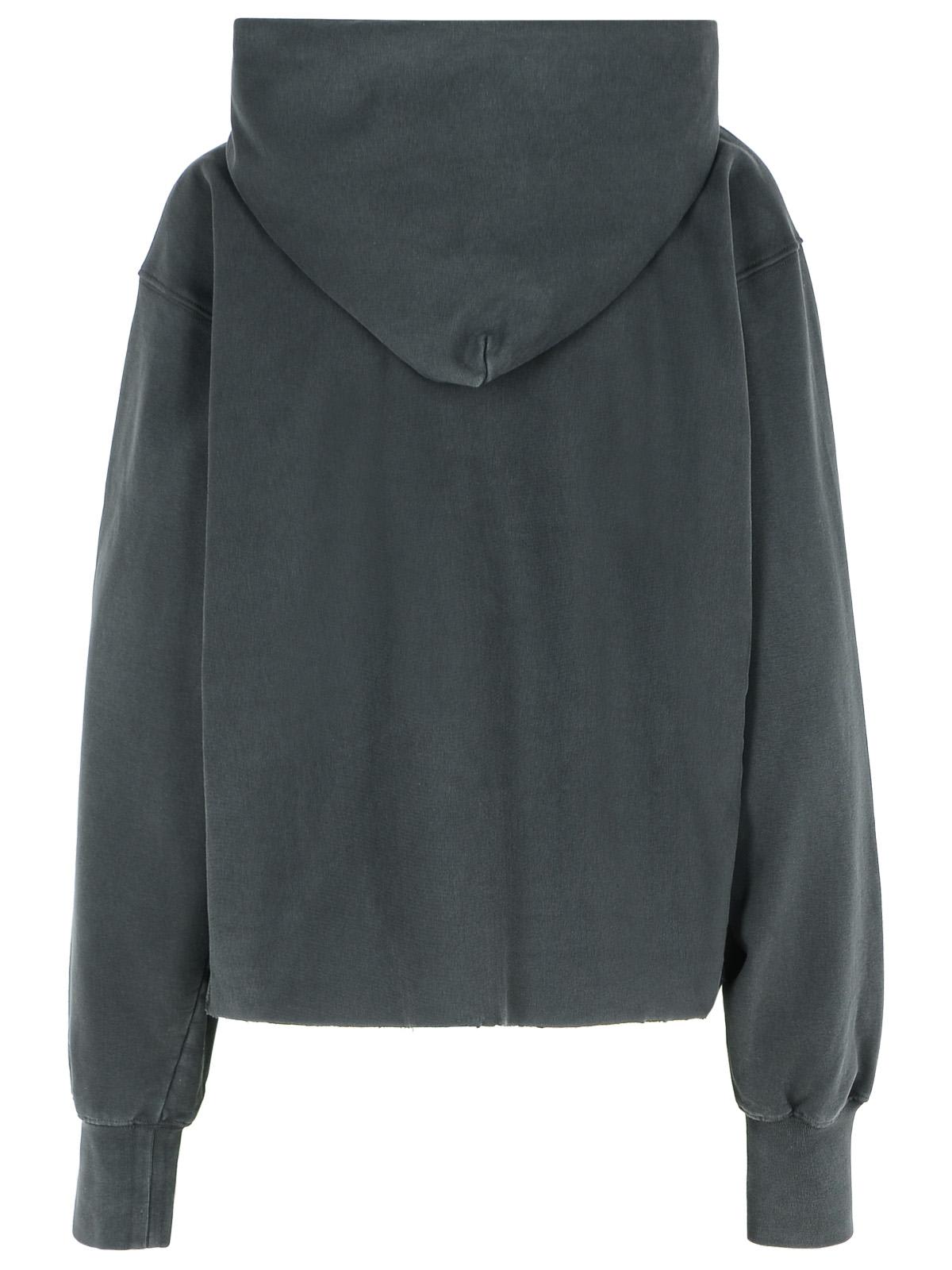 Shop Maison Margiela Black Cotton Sweatshirt