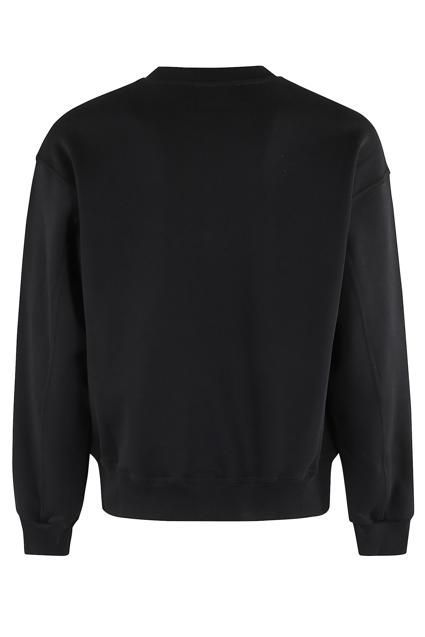 A Paper Kid Long Sleeve Sweatshirt In Nero