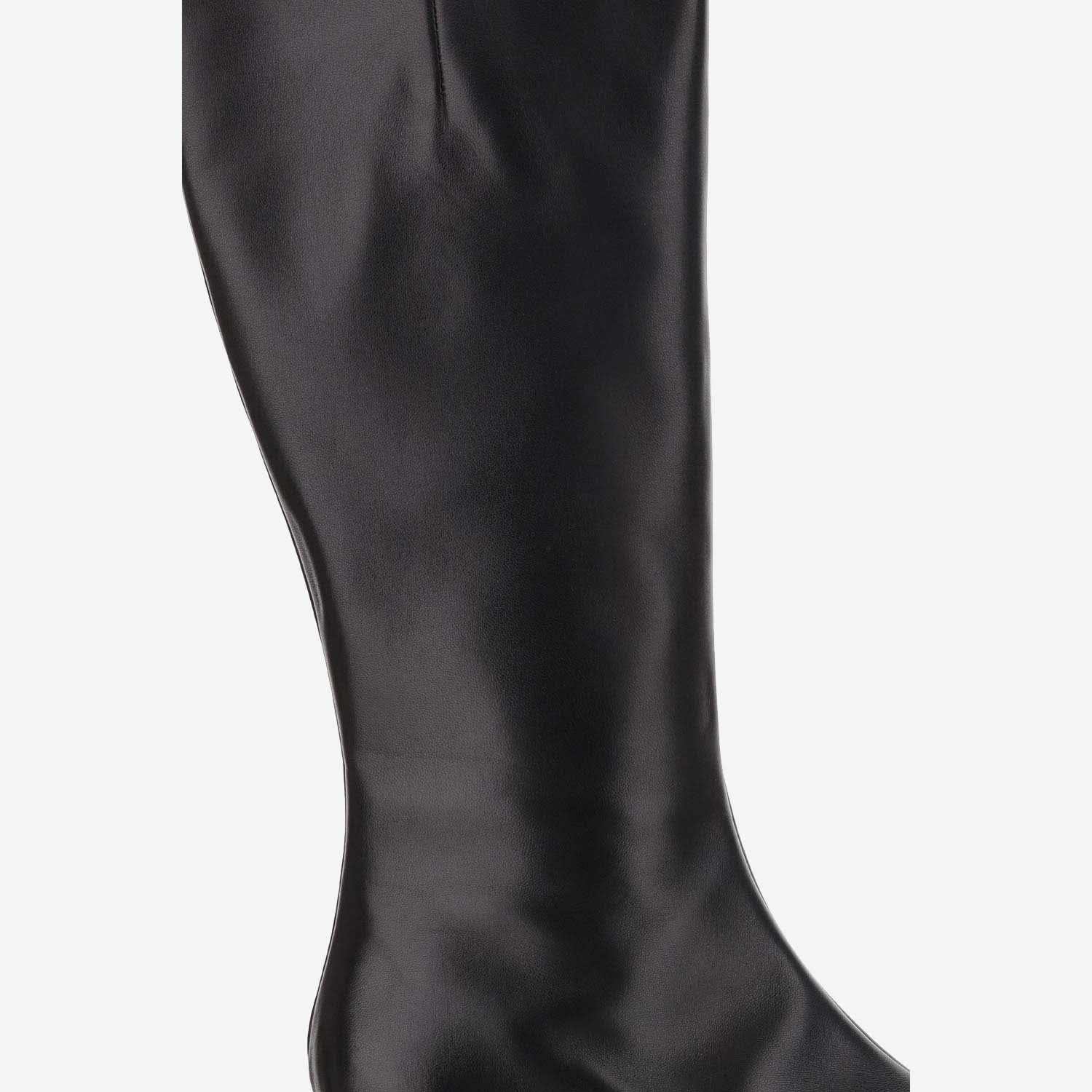 Shop Carel High Leather Boot In Black