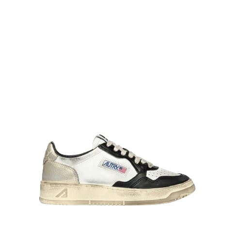 Shop Autry Sup Vintage Lowsneakers In Bianco