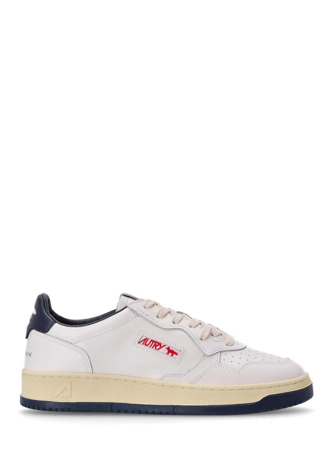 Autry Leather Low-top Sneakers In Multi