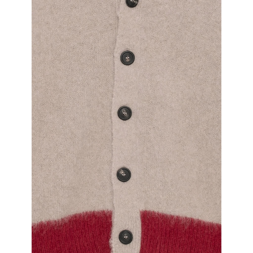 Altea Two-tone Cardigan In Neutral