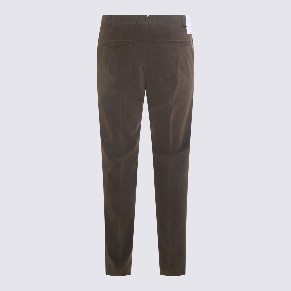 Pt Torino Trousers Back Side Pockets Loops In Brown