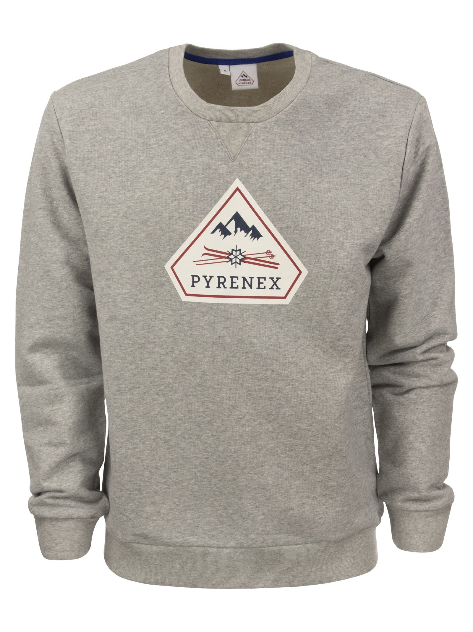 Pyrenex Charles - Crew Neck Sweatshirt With Logo In Grey