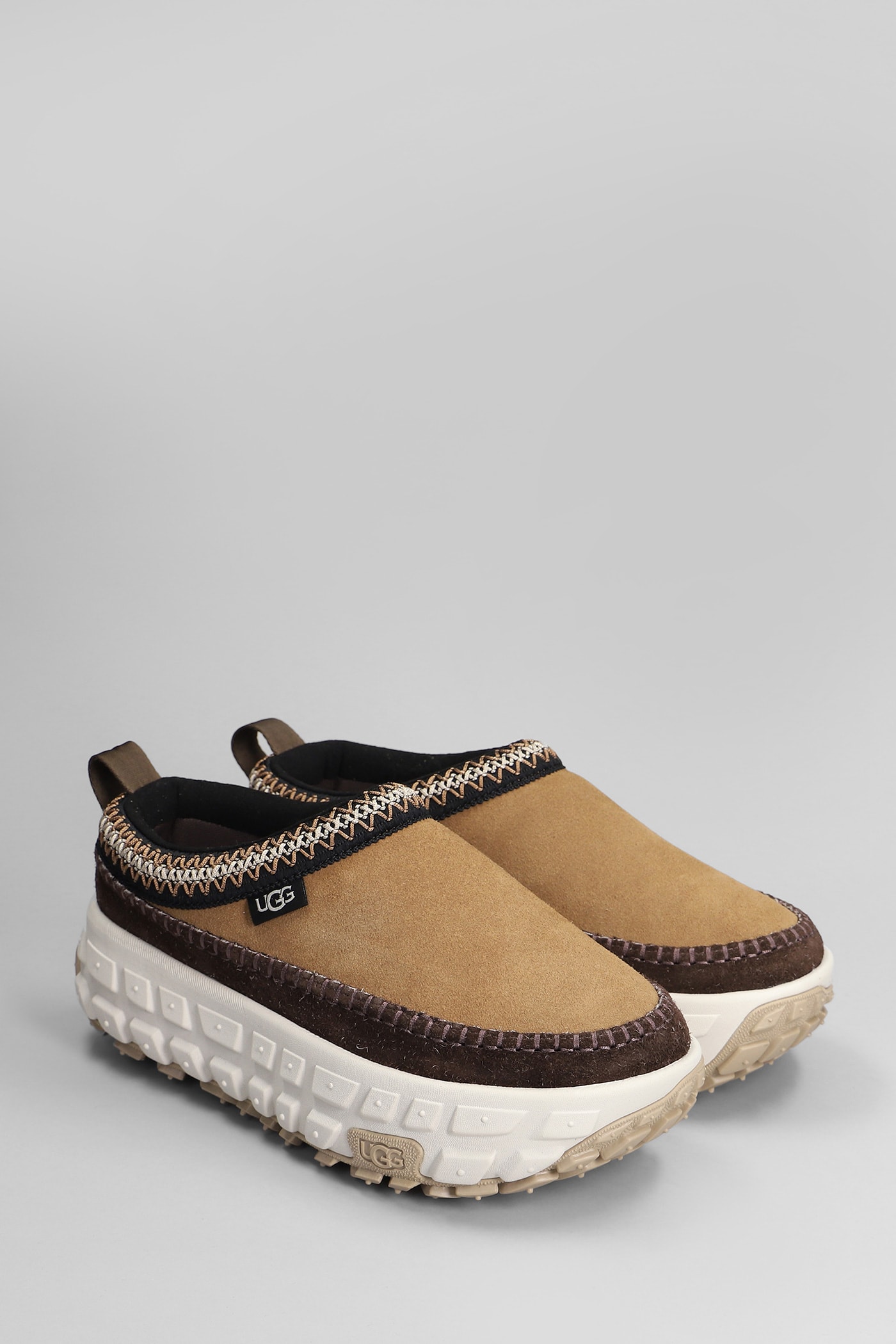 Ugg Men's Venture Daze Slip-on Shoes In Leather Color