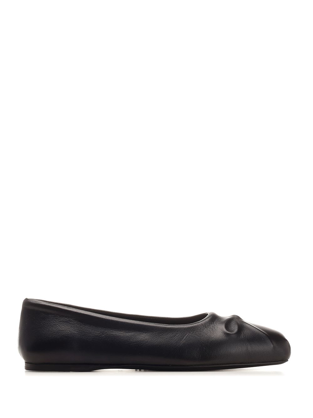 Shop Marni Little Bow Ballerinas In Black