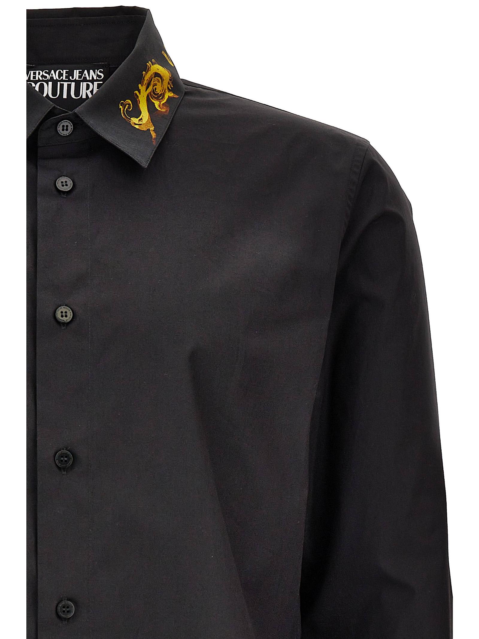 Shop Versace Jeans Couture Shirt In Black