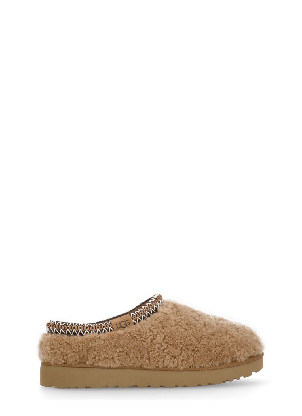 Ugg Tasman Maxi Curly Slippers In Brown
