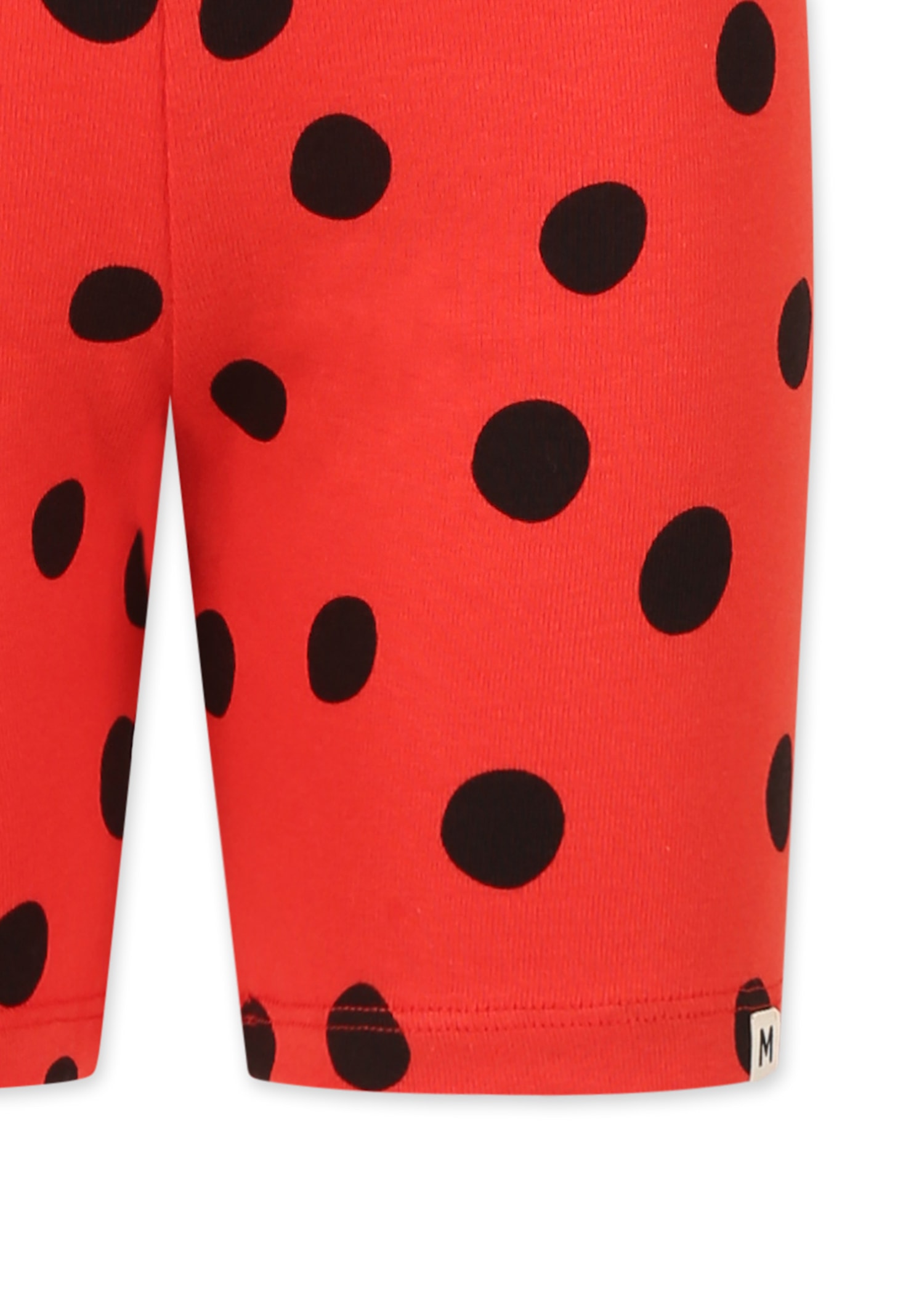 Mini Rodini Polka Dot Shorts In Red