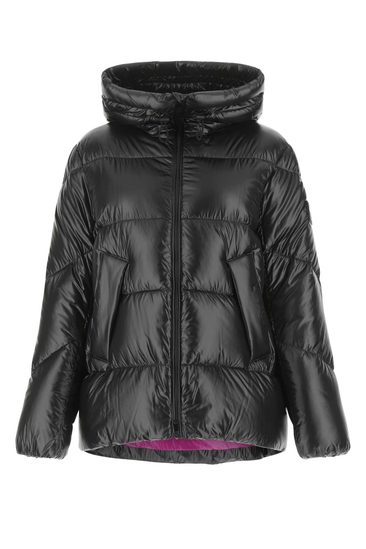 Black Nylon Down Jacket