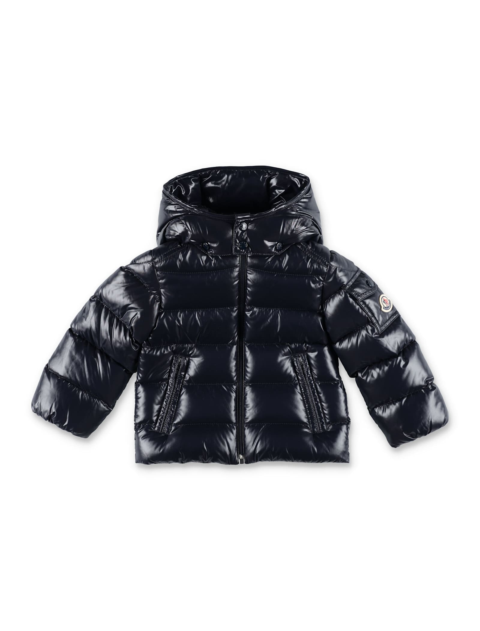 Moncler Kid - Maya Hooded Down Jacket In Black