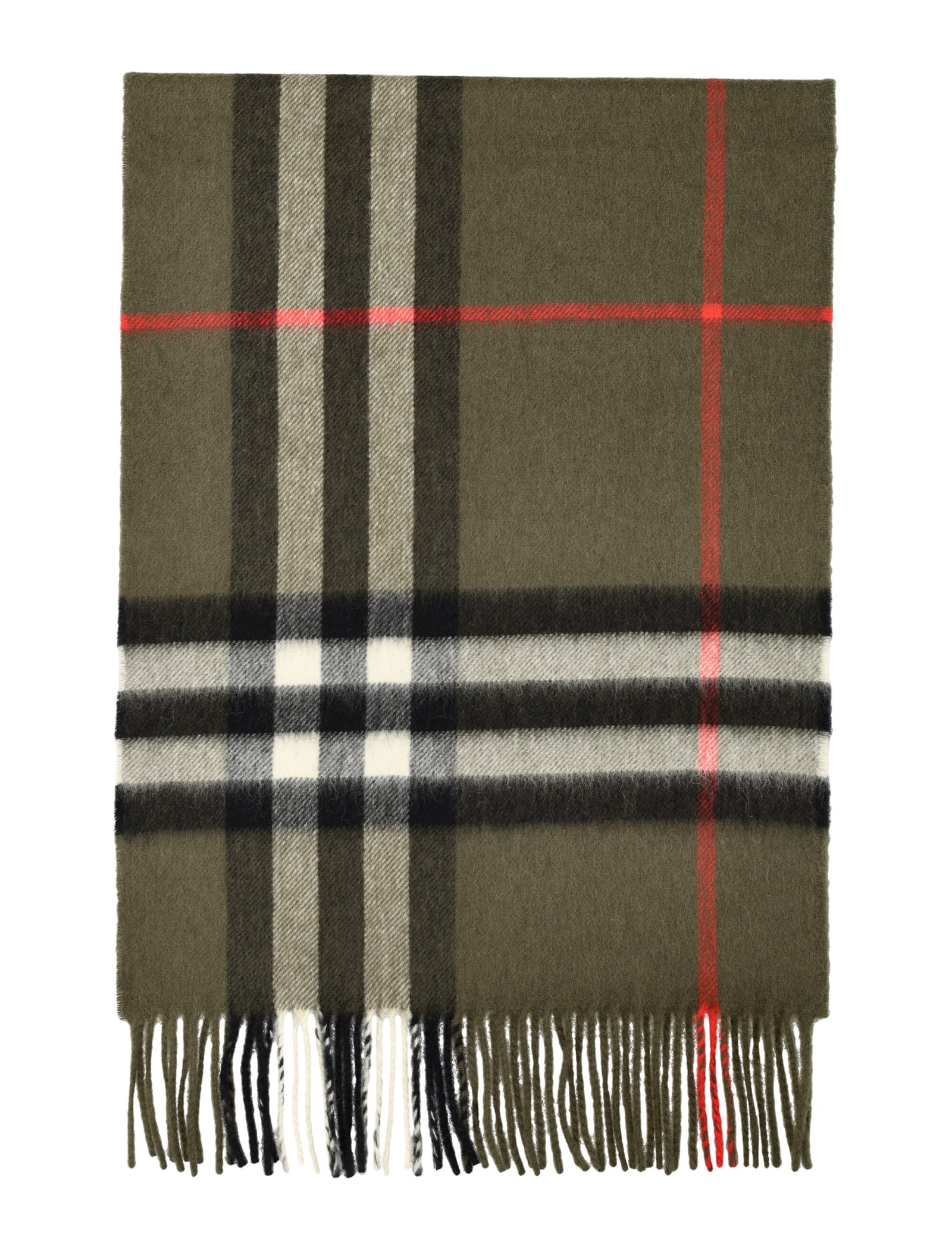 Shop Burberry Mu Giant Check Scarf In Loch