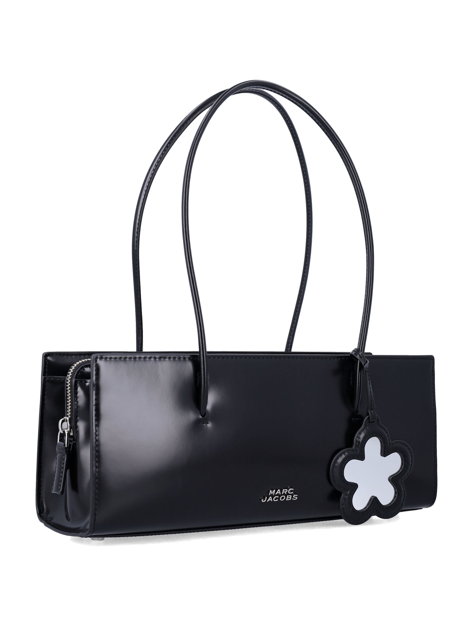 Marc Jacobs The Glam Mirror Satchel In Black