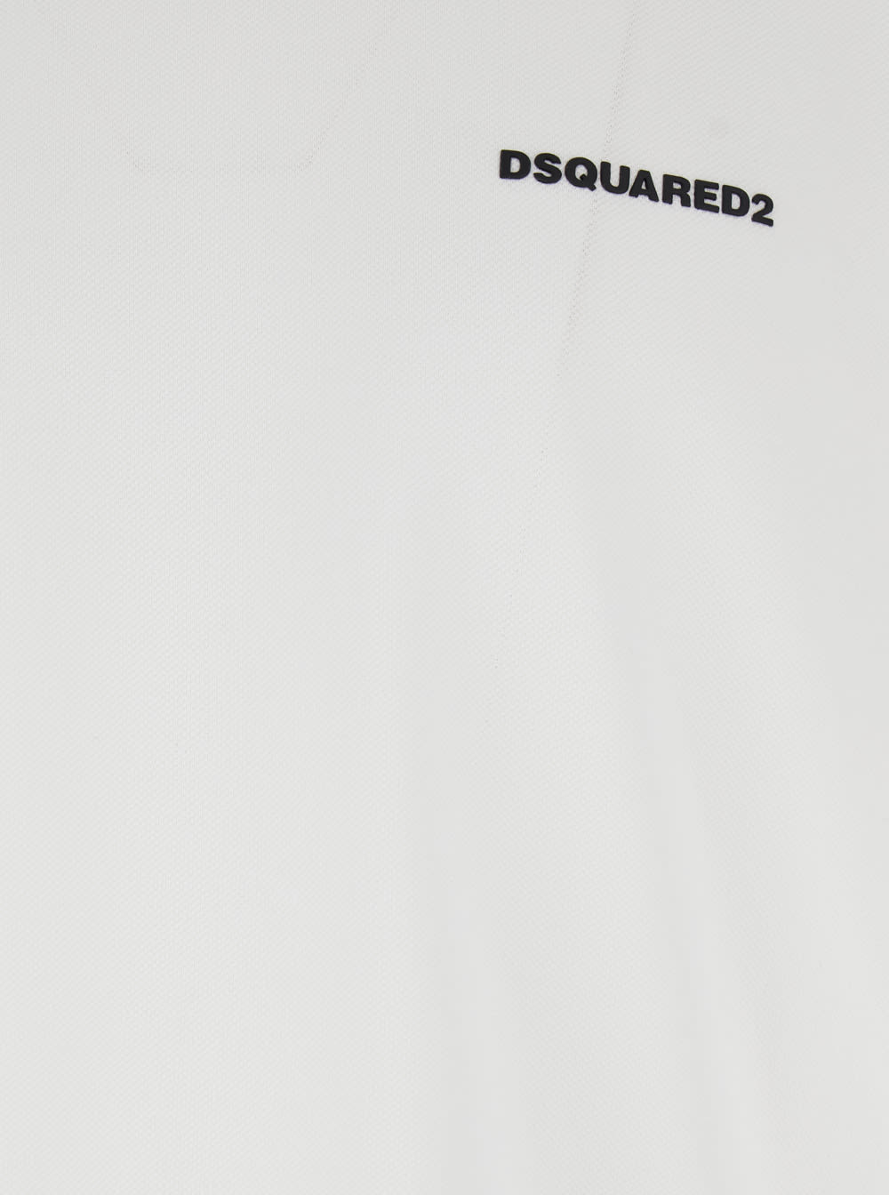 Dsquared2 White T-shirt With Lettering Logo Printed On The Chest In Cotton Man In White