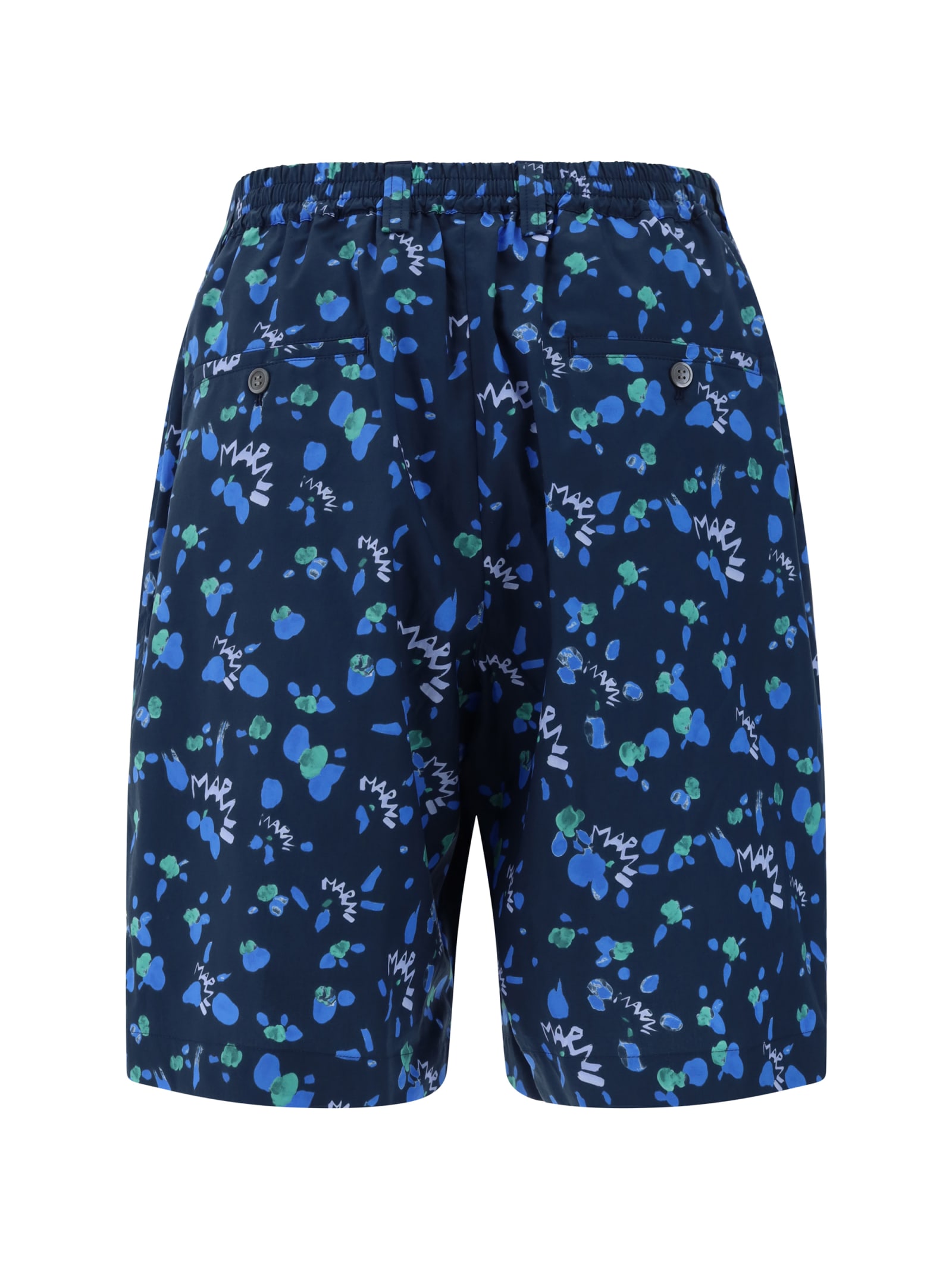 Shop Marni Shorts In Blue
