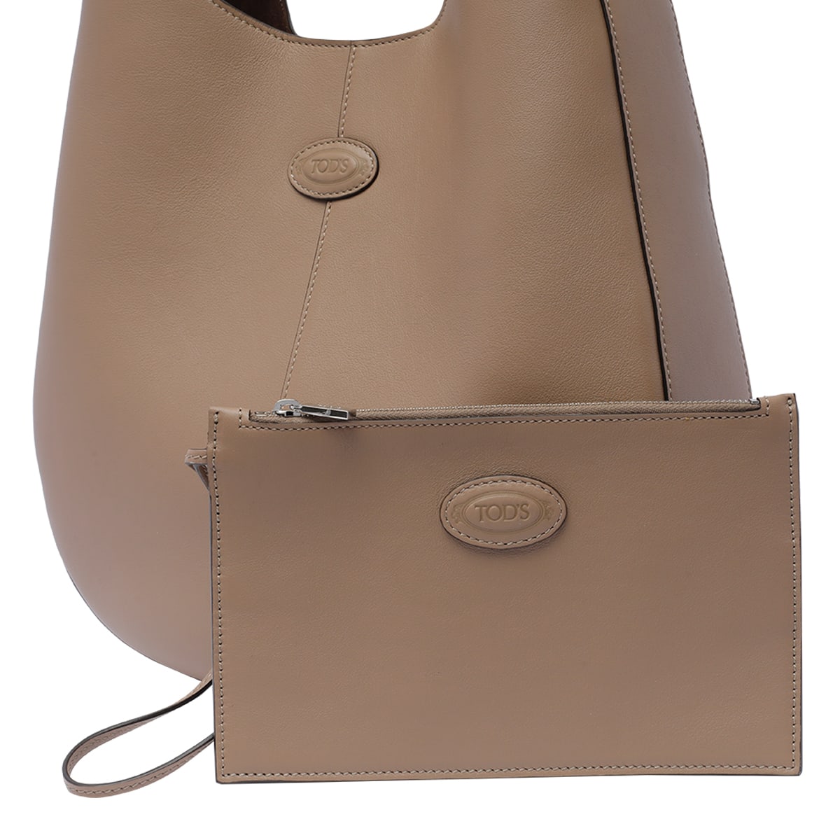 Shop Tod's Di Bag In Beige