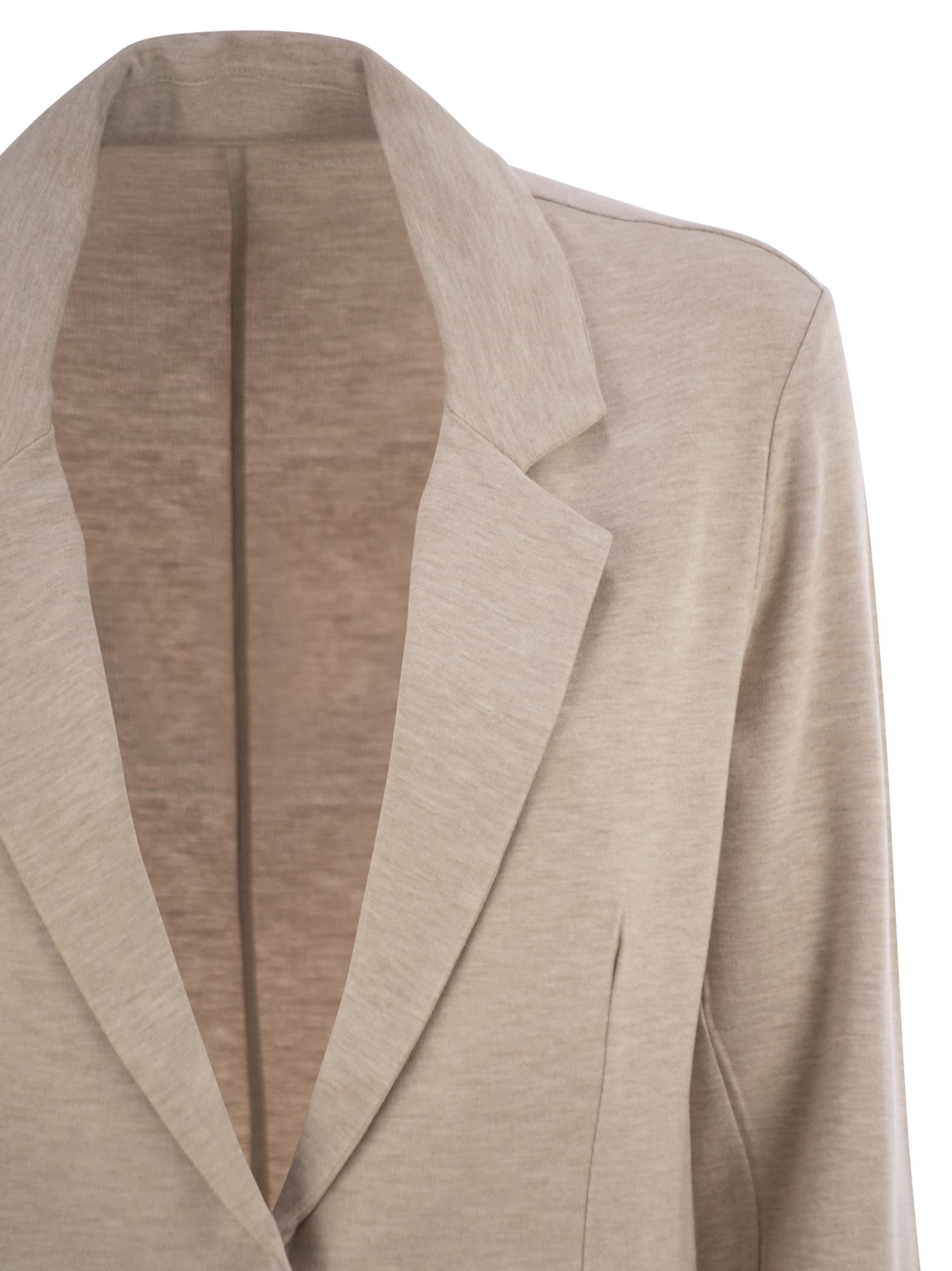 Majestic Single Button Jacket In Brown