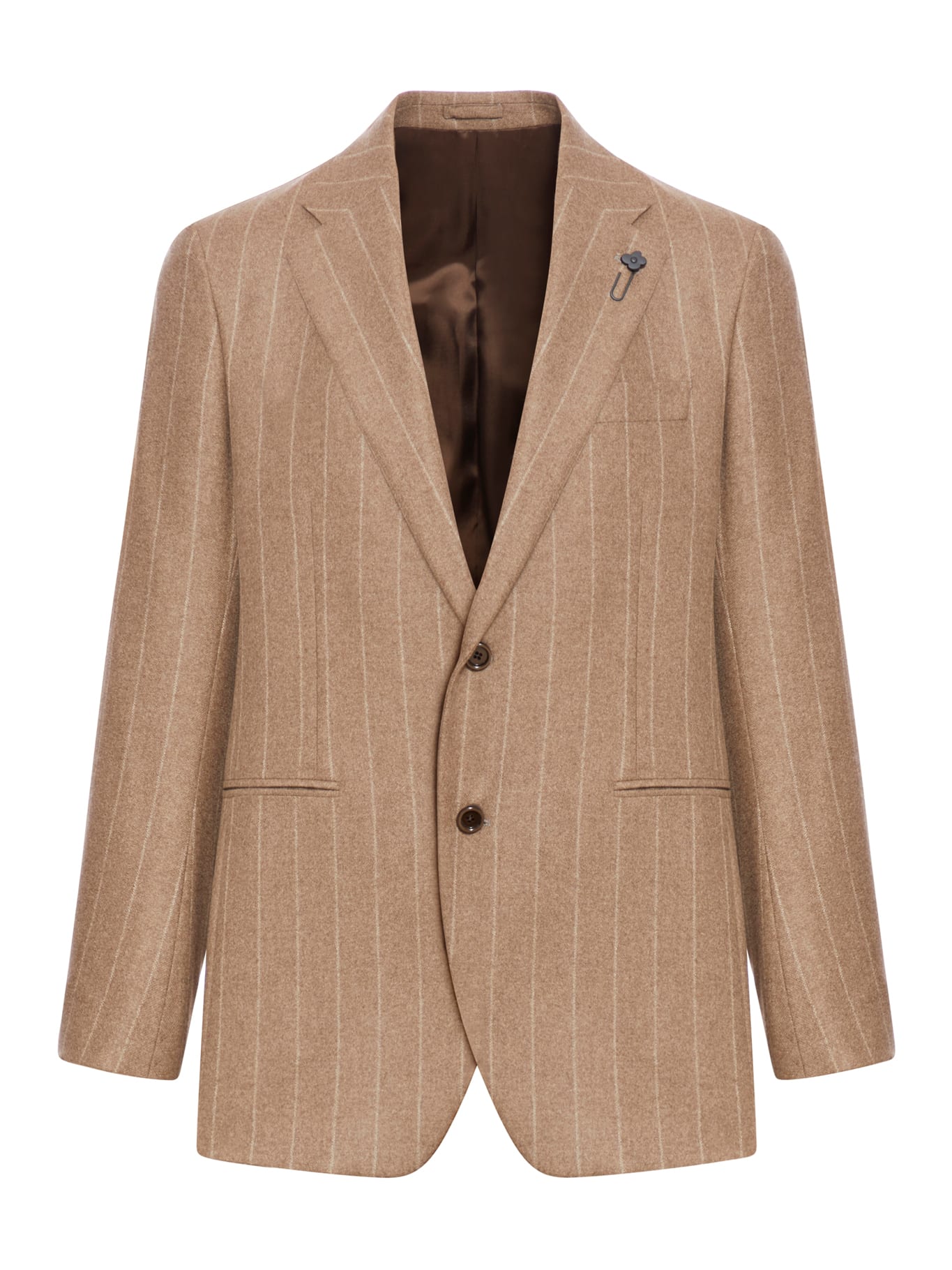 Cashmere Blazer With Pinstripe