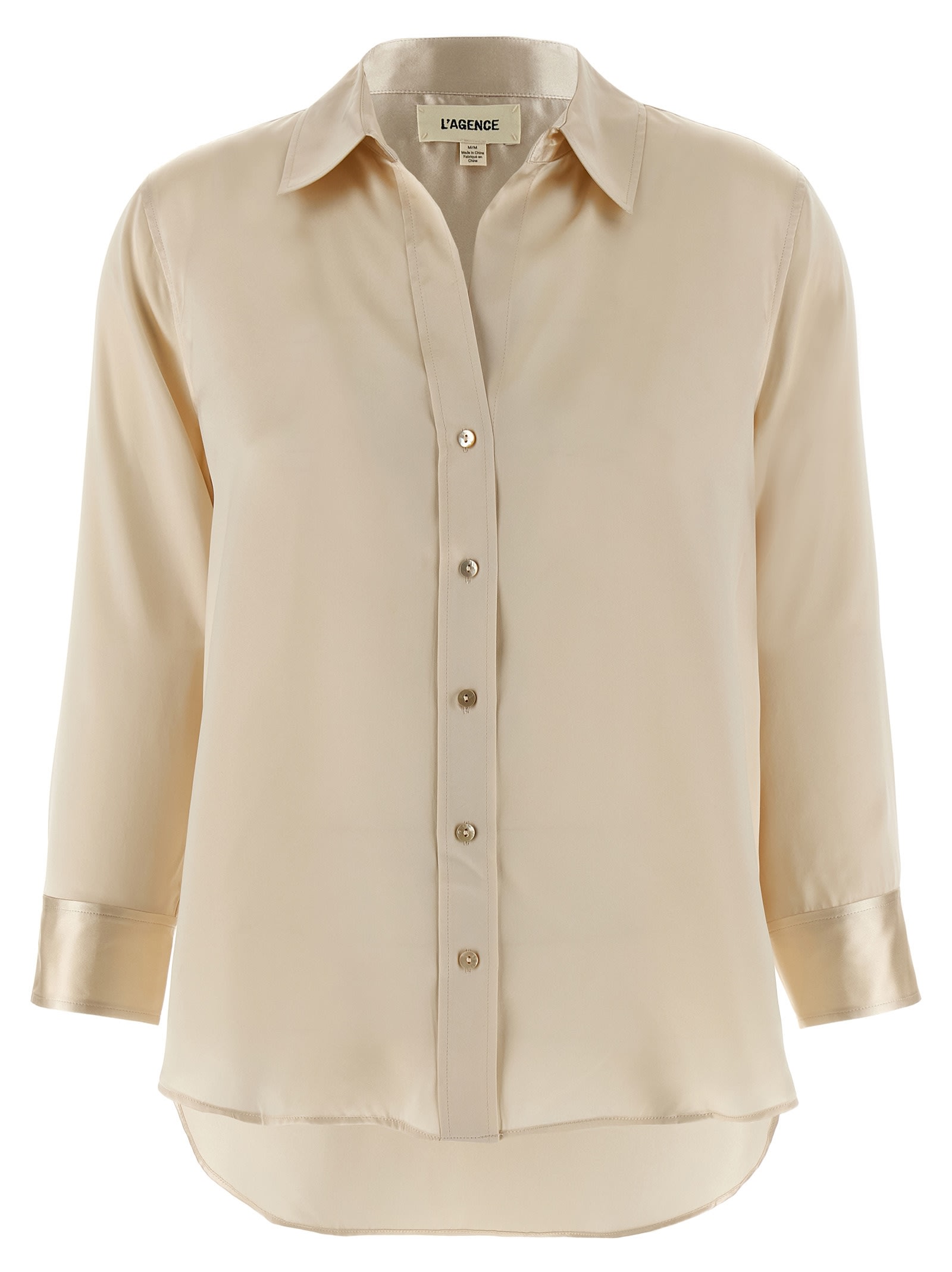 L'agence Dani Shirt In Neutral