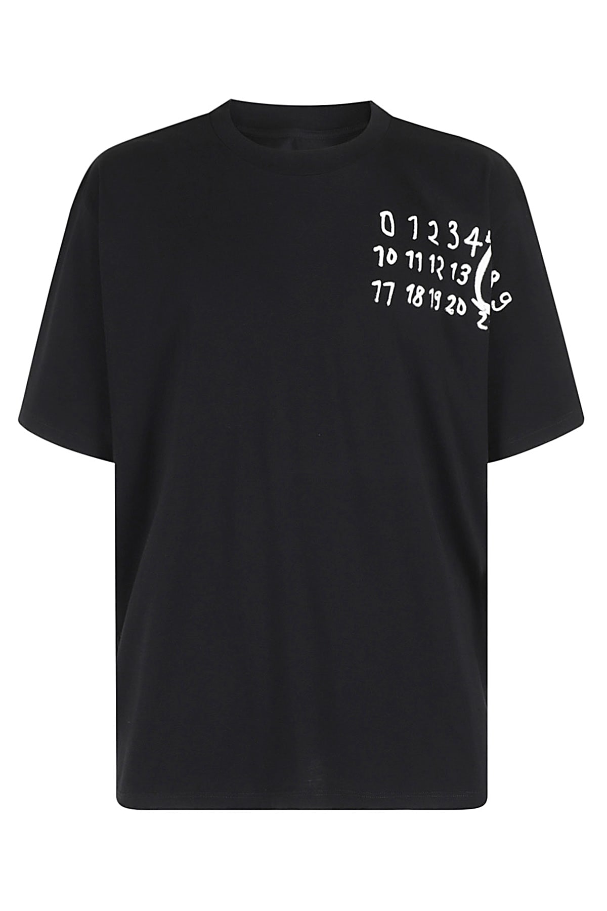 Shop Mm6 Maison Margiela T Shirt In Black